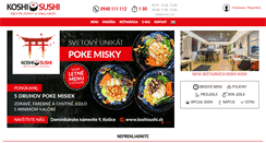 Desktop Screenshot of koshisushi.sk