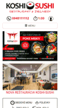 Mobile Screenshot of koshisushi.sk