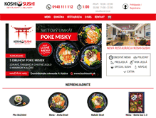 Tablet Screenshot of koshisushi.sk